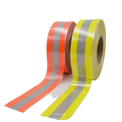 Quality Hi Vis Custom Heat Press Transfer Vinyl Segmented Reflective Tape for Clothing