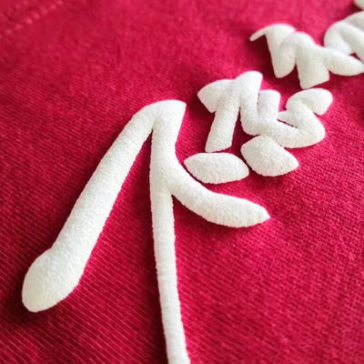 Garment Silicone Label For Clothes Bottles High Density Flex 3d Techno Puff PU Heat Press Iron On