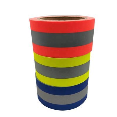 10mm 20mm Sewable Sew On Reflective Tape For Coats Red Yellow White Aramid Cotton