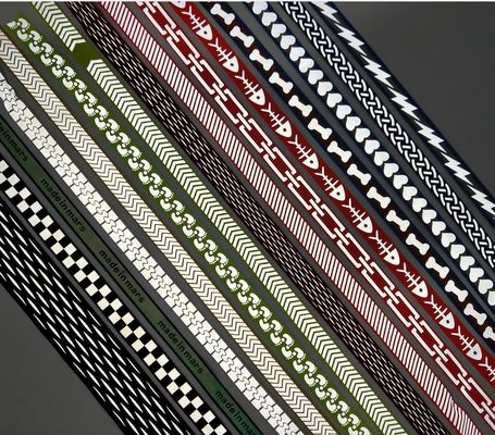 Black Orange Hi Vis Yellow Fabric Colorful Reflective Fabric Stickers Sheet Waterproof
