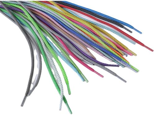 Like  Reflective Running Shoe Laces Shoestrings 1Pair 100 120 140 160cm Sneaker Sport Round Rope