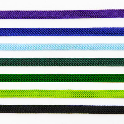 Purple Grey Black Reflective Shoe Laces Colored High Vision Flat Braided Nylon