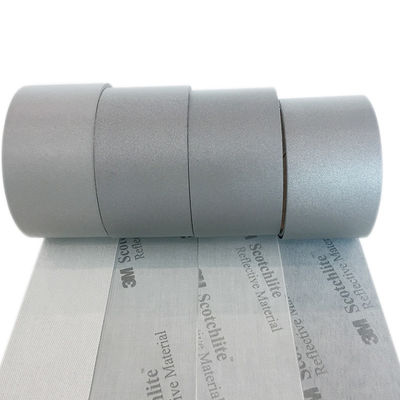  8910 Reflective Silver Fabric  For Safety Clothing Bags Sweatshirts