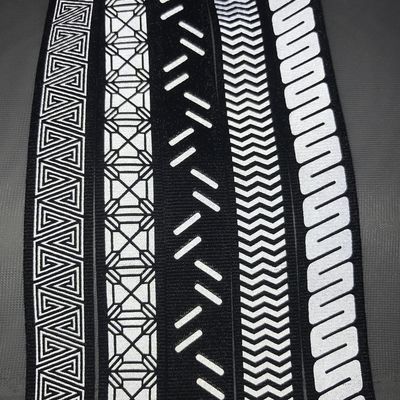 Iridescent Rainbow Reflective Webbing Tape Fabric 12mm Pet Dog Leash Night Reflective Collar