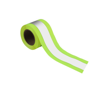 40MM Running Vest Cycling Reflective Straps For Runners Nylon Woven Green Orange