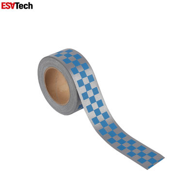 Waterproof Checkerboard Reflective Tape  For Workwear Clothing