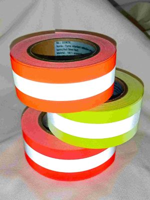  Scotchlite Reflective Material Flame Retardant Reflective Tape Silver For Workwear 2 Inch