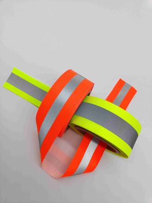high visibility fluorescent color OXford tape for clothings safety wear