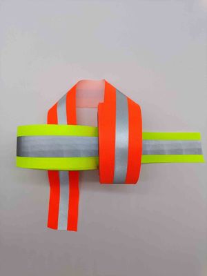 1 2 Inch Nylon Polyester Webbing Fabric Sewing Ribbon Strap Strips For Headband Orange Gray