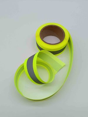 50mm Reflective Webbing Fluorescent Yellow Reflective Tape Green Custom High Light Black