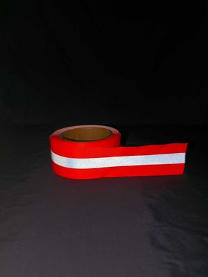 15mm 20mm 25mm Width Reflective Webbing Nylon Fabric Tape Strip 100m Length