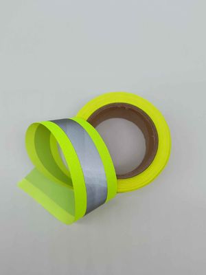 Custom Reflective Webbing Ribbon Iron On Reflective Strips For Clothing Safety Belt Bag