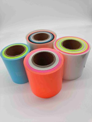 Green Fluorescent Fabric Tape Marking Luminance Persistent Luminescent Film