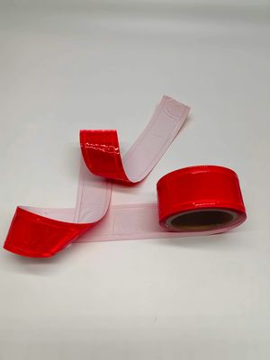 PVC Custom High Visibility Reflective Tape Iron On For Traffic Sign Crystal Heat Press