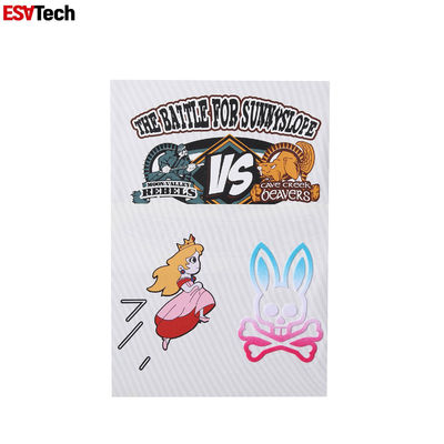 Custom Silicone Heat Transfer Label Letters Sticker  DIY Craft T-Shirt Garment Hat Bag