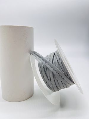 Double / Single Side Silver Reflective Fabric Polyester / Spandex Backing