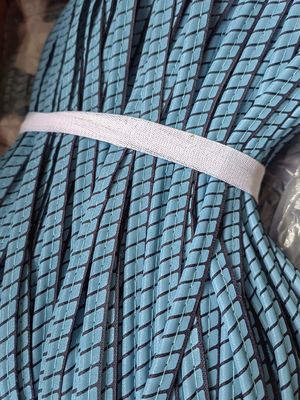 Sew On Reflective Piping With Cotton Strip Silver Black Blue Color