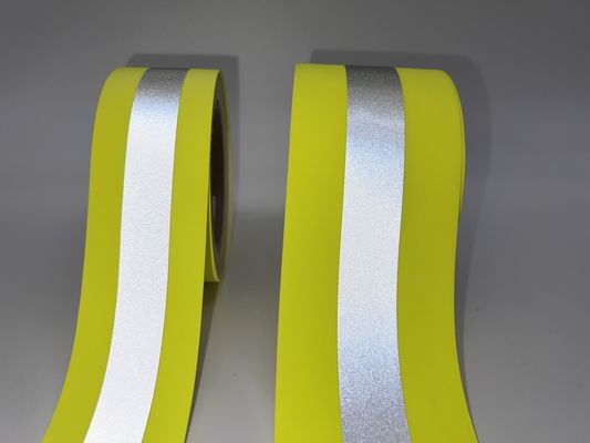 Fluorescent Color Fire Resistant Reflective Fabric Tape Applied To Fire Protection