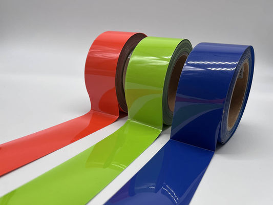 1mm - 2.5mm Thickness Heat Transfer Reflective Tape Colors Customized For Fashion Wear