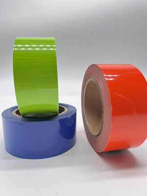 Custom Color Heat Transfer Reflective Stripe PET Reflective Tape 5cm - 50cm