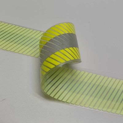 High Visibility Twill PET Backing Reflective Heat Transfer Vinyl Self Adhesive For Clothing Retro Film