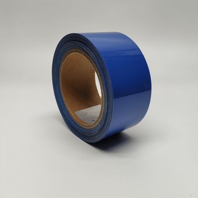 Blue Htv Heat Transfer Vinyl Film Tape For Safety Clothing, Hi Vis Reflective Strips For Jackets