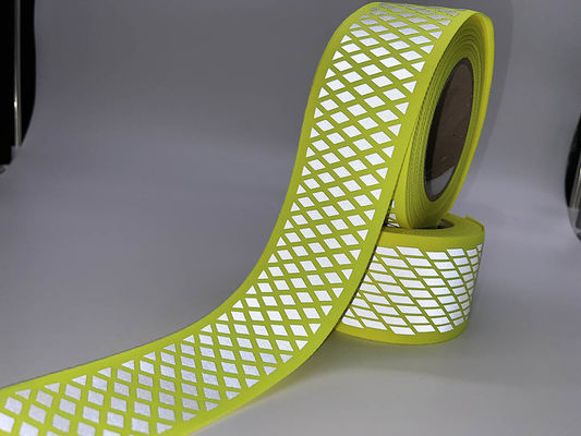 Customizable Polyester Reflective Fabric Visibility Washable Roll 500 Cd/lux.m2