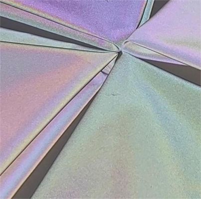 30D Mechanical Elastic Colorful Reflective Fabric
