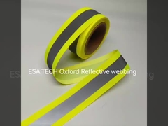 EN471 Waterproof Lighting Reflex Zip Reflective Nylon Zipper for Clothing